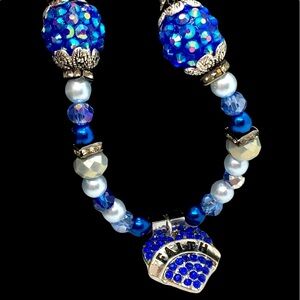 💕stunning bracelet in wonderful bright blues-FAITH